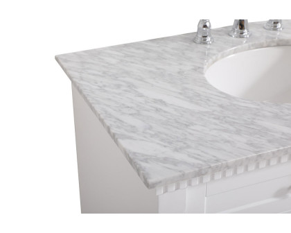 Elegant Bathroom Vanity - White, L 36" (VF53036WH)