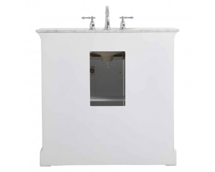 Elegant Bathroom Vanity - White, L 36" (VF53036WH)