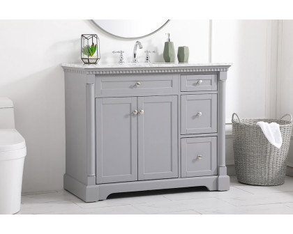 Elegant Bathroom Vanity - Gray, L 42" (VF53042GR)