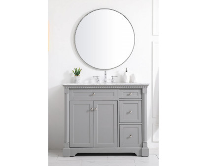 Elegant Bathroom Vanity - Gray, L 42" (VF53042GR)