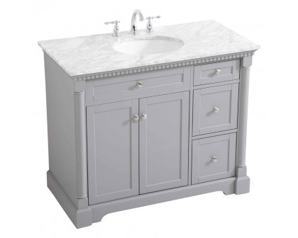 Elegant Bathroom Vanity - Gray, L 42" (VF53042GR)