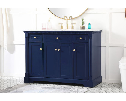 Elegant Bathroom Vanity - Blue (VF53048BL)