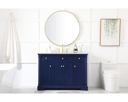 Elegant Bathroom Vanity - Blue (VF53048BL)