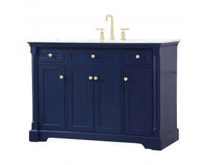 Elegant Bathroom Vanity - Blue (VF53048BL)