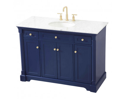 Elegant Bathroom Vanity - Blue (VF53048BL)