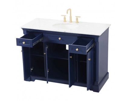 Elegant Bathroom Vanity - Blue (VF53048BL)