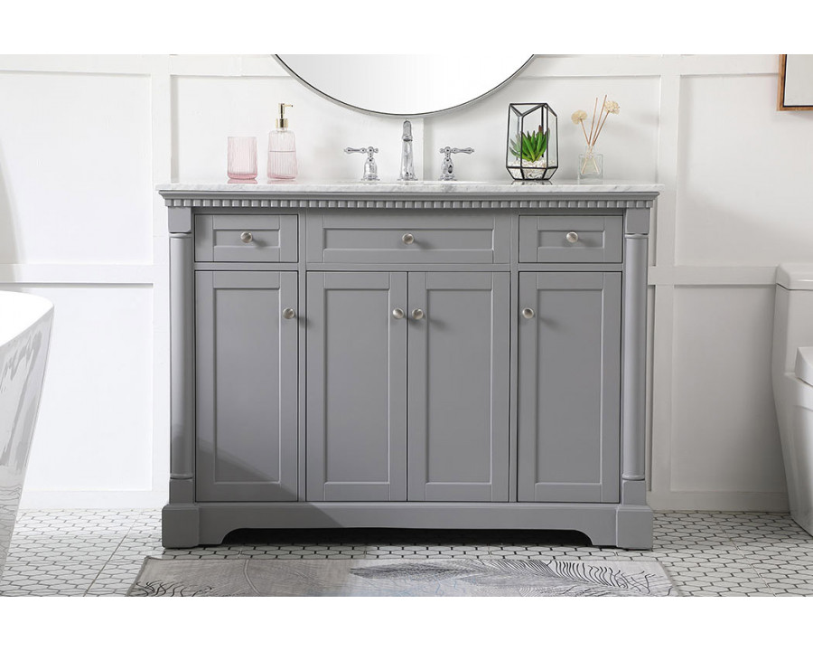 Elegant Bathroom Vanity - Gray (VF53048GR)