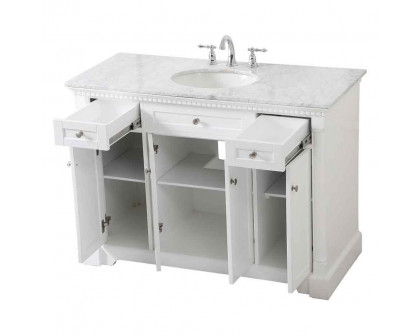 Elegant Bathroom Vanity - White (VF53048WH)