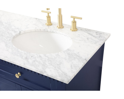 Elegant Bathroom Vanity - Blue, L 60" (VF53060DBL)