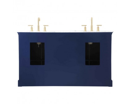 Elegant Bathroom Vanity - Blue, L 60" (VF53060DBL)