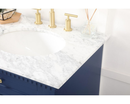 Elegant Bathroom Vanity - Blue, L 60" (VF53060DBL)