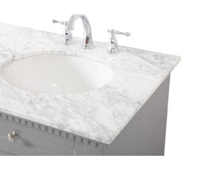 Elegant Bathroom Vanity - Gray, L 60" (VF53060DGR)