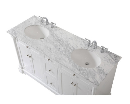 Elegant Bathroom Vanity - White, L 60" (VF53060DWH)