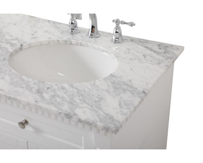 Elegant Bathroom Vanity - White, L 60" (VF53060DWH)