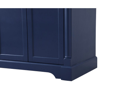 Elegant Bathroom Vanity - Blue, L 72" (VF53072DBL)