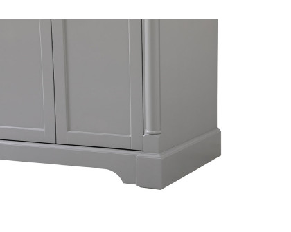 Elegant Bathroom Vanity - Gray, L 72" (VF53072DGR)