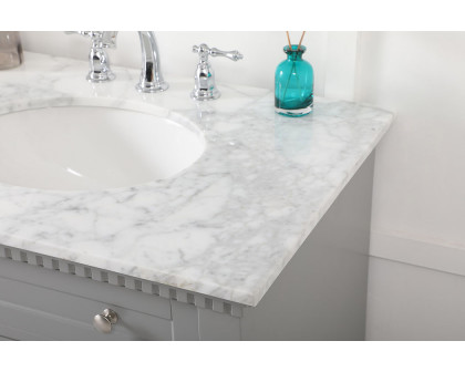 Elegant Bathroom Vanity - Gray, L 72" (VF53072DGR)