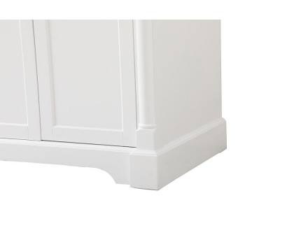 Elegant Bathroom Vanity - White, L 72" (VF53072DWH)