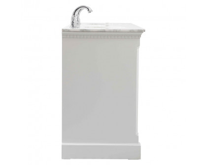 Elegant Bathroom Vanity - White, L 72" (VF53072DWH)