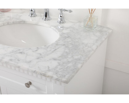 Elegant Bathroom Vanity - White, L 72" (VF53072DWH)