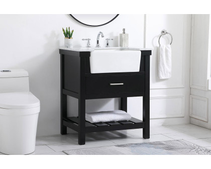 Elegant Bathroom Vanity - Black (VF60130BK)