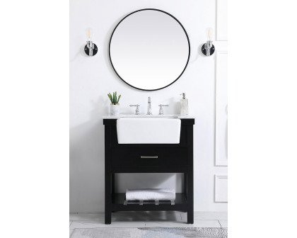 Elegant Bathroom Vanity - Black (VF60130BK)