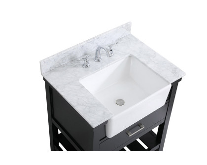 Elegant Bathroom Vanity - Black (VF60130BK-BS)