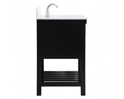 Elegant Bathroom Vanity - Black (VF60130BK-BS)