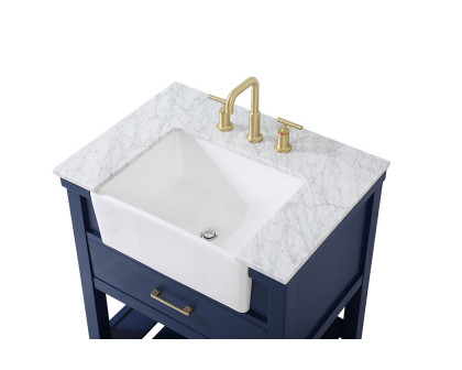 Elegant Bathroom Vanity - Blue (VF60130BL)