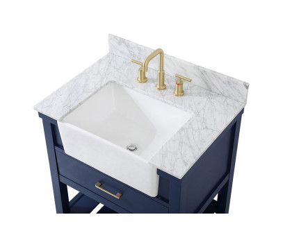 Elegant Bathroom Vanity - Blue (VF60130BL-BS)