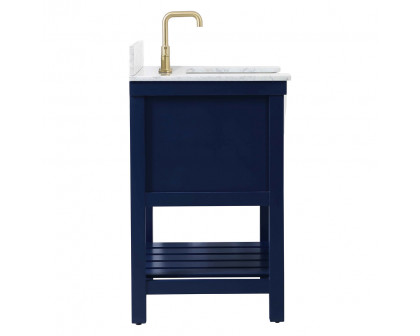 Elegant Bathroom Vanity - Blue (VF60130BL-BS)