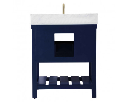 Elegant Bathroom Vanity - Blue (VF60130BL-BS)