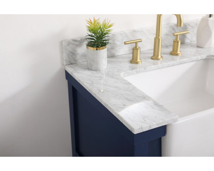 Elegant Bathroom Vanity - Blue (VF60130BL-BS)