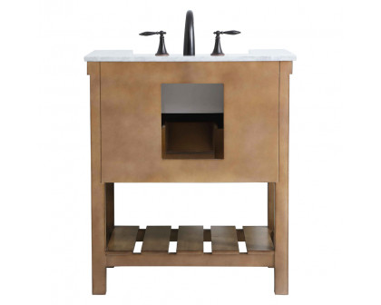 Elegant Bathroom Vanity - Driftwood (VF60130DW)