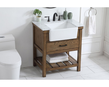 Elegant Bathroom Vanity - Driftwood (VF60130DW)