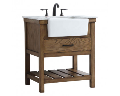 Elegant Bathroom Vanity - Driftwood (VF60130DW)