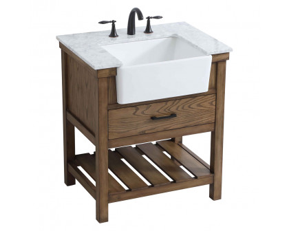 Elegant Bathroom Vanity - Driftwood (VF60130DW)