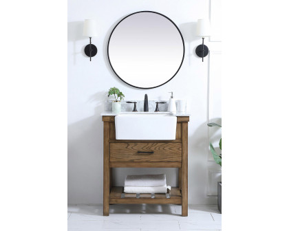 Elegant Bathroom Vanity - Driftwood (VF60130DW-BS)