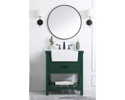 Elegant Bathroom Vanity - Green (VF60130GN)