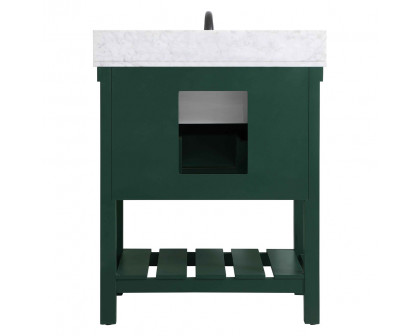 Elegant Bathroom Vanity - Green (VF60130GN-BS)