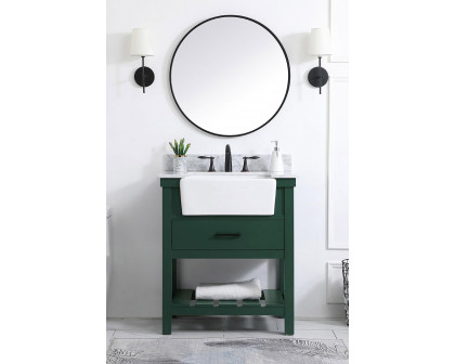 Elegant Bathroom Vanity - Green (VF60130GN-BS)