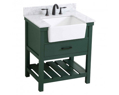 Elegant Bathroom Vanity - Green (VF60130GN-BS)