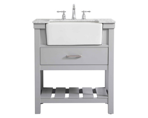 Elegant Bathroom Vanity - Gray (VF60130GR)