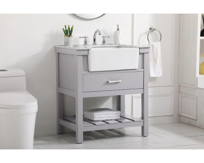 Elegant Bathroom Vanity - Gray (VF60130GR)