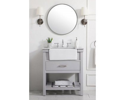 Elegant Bathroom Vanity - Gray (VF60130GR)