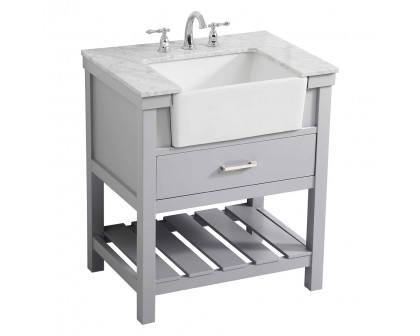 Elegant Bathroom Vanity - Gray (VF60130GR)