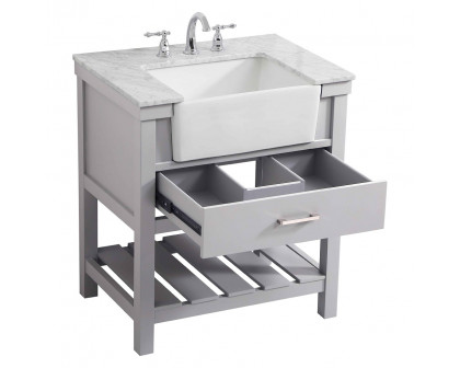 Elegant Bathroom Vanity - Gray (VF60130GR)