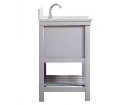 Elegant Bathroom Vanity - Gray (VF60130GR-BS)