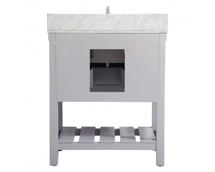 Elegant Bathroom Vanity - Gray (VF60130GR-BS)