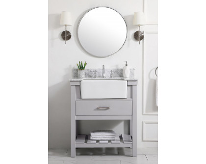 Elegant Bathroom Vanity - Gray (VF60130GR-BS)